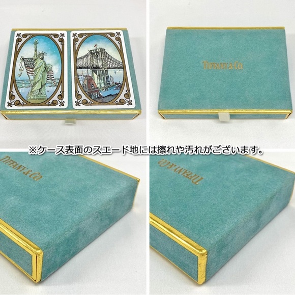 TIFFANY & Co STSUE OF LIBERTY & BROOKLYN BRIDGE PLAYING CARD SET - VINTAGE - Picture 4 of 8